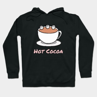Cute Marshmallows in slightly hot chocolate Hoodie